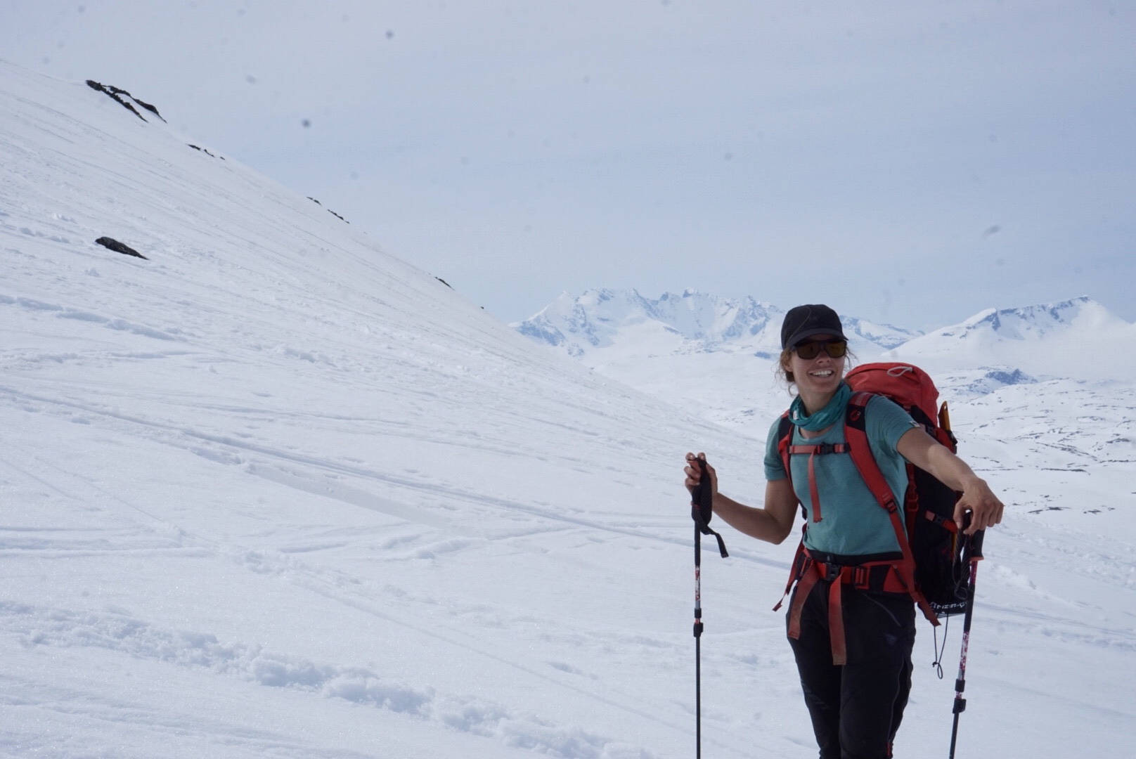 DSC06651 Pernille Landrø på skitur